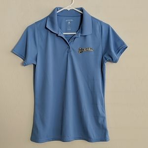 Milwaukee Brewers Baseball Antigua Blue Golf Polo MLB - Size S